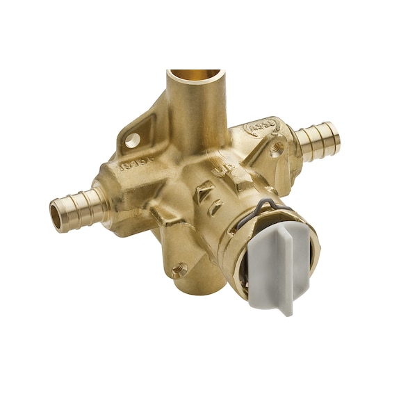 w/Posi-Temp 1/2" Crimp Ring Pex Inlets/Cc Outlets Conn PresBal